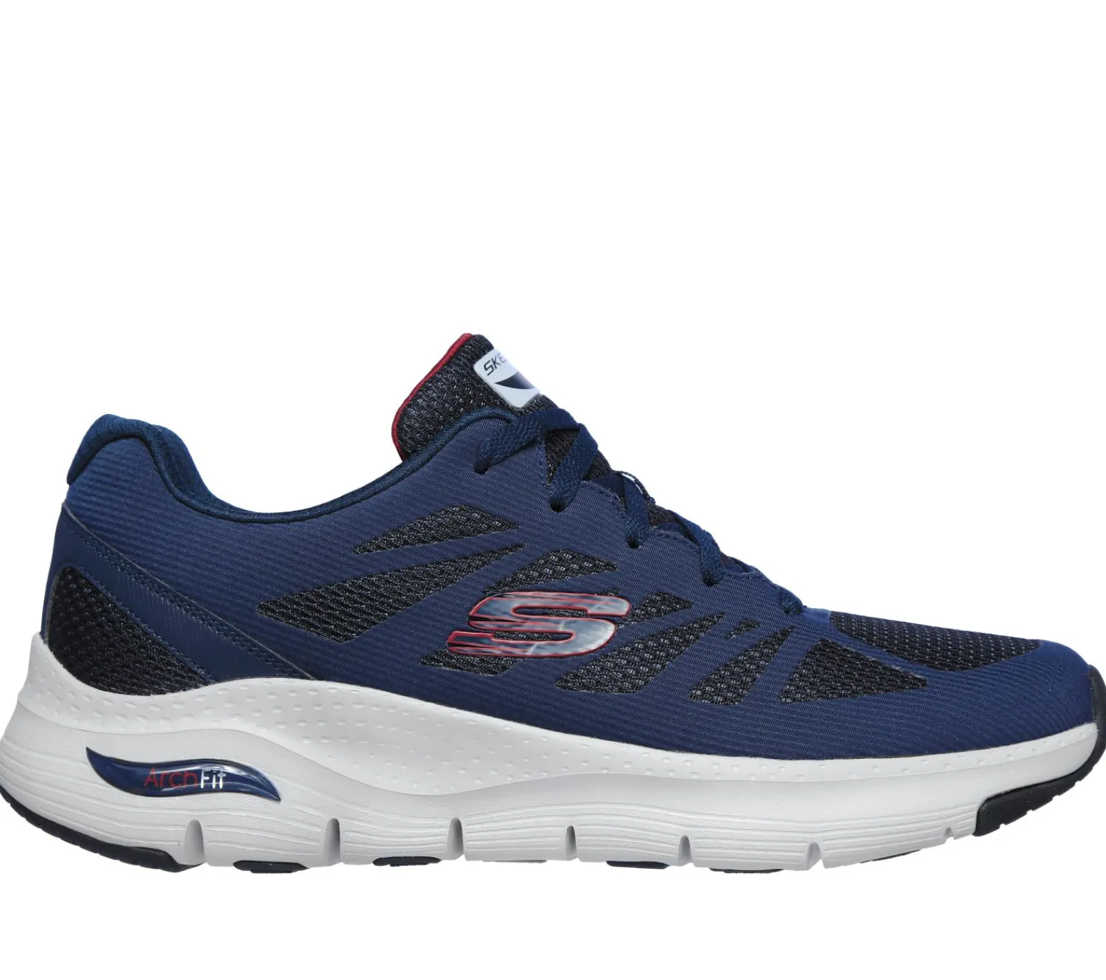 Sapatilhas-SKECHERS Arch Fit - Charge Back NAVY / VERMELHO