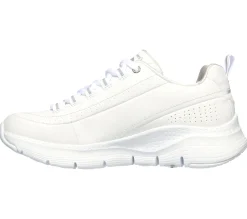 Sapatilhas-SKECHERS Arch Fit - Citi Drive BRANCO / PRATEADO