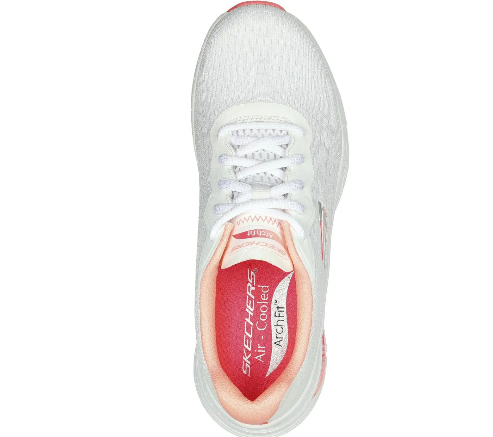Com Atacadores|Sapatilhas-SKECHERS Arch Fit - Infinity Cool BRANCO / ROSA