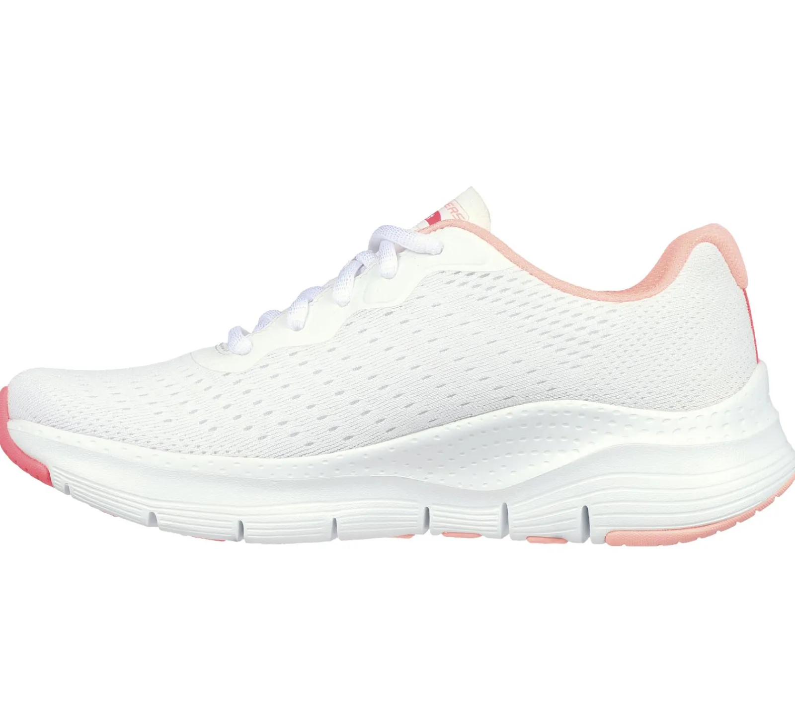 Com Atacadores|Sapatilhas-SKECHERS Arch Fit - Infinity Cool BRANCO / ROSA