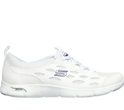 Sapatilhas Casuais-SKECHERS Arch Fit Refine BRANCO / NAVY