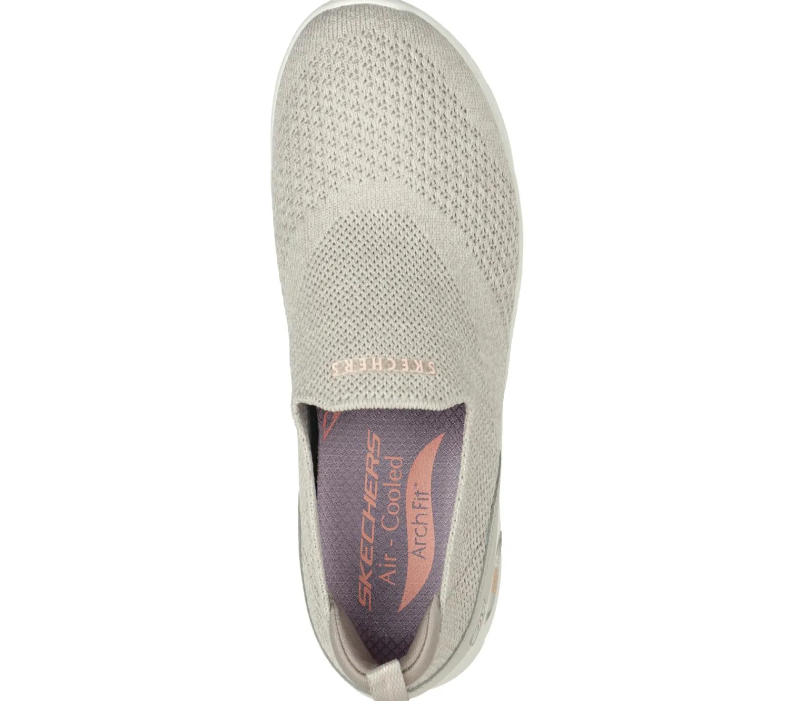 Calçado Sem Atacadores|Sapatilhas Casuais-SKECHERS Arch Fit Refine - Don't Go TAUPE
