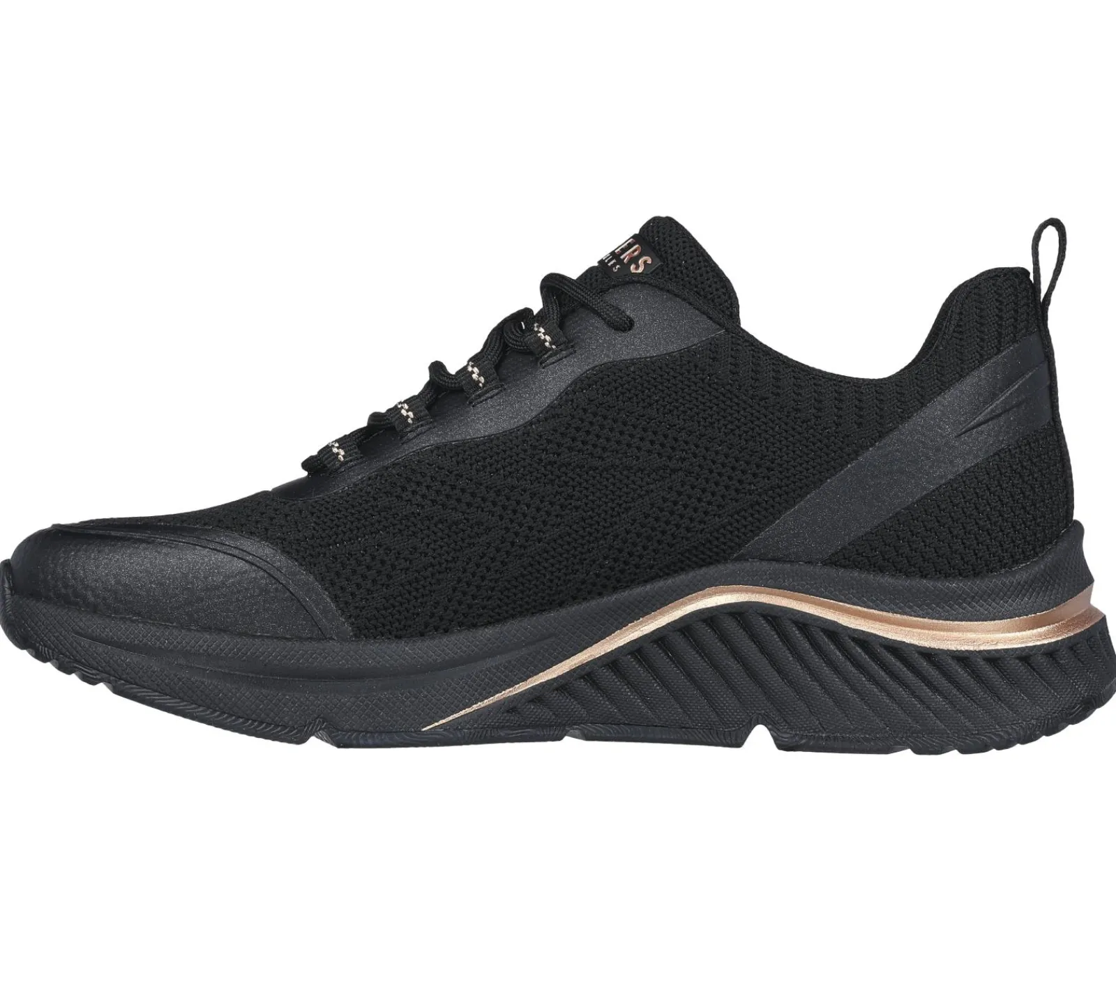 Com Atacadores|Calçado Sem Atacadores-SKECHERS Arch Fit S-Miles - Sonrisas PRETO