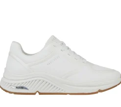 Com Atacadores|Sapatilhas Casuais-SKECHERS Arch Fit S-Miles - Mile Makers BRANCO