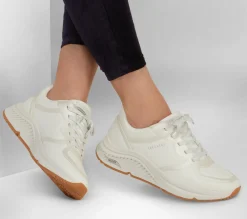 Com Atacadores|Sapatilhas Casuais-SKECHERS Arch Fit S-Miles - Mile Makers BRANCO