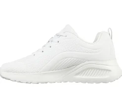 Com Atacadores|Sapatilhas-SKECHERS BOBS Sport Buno - How Sweet BRANCO