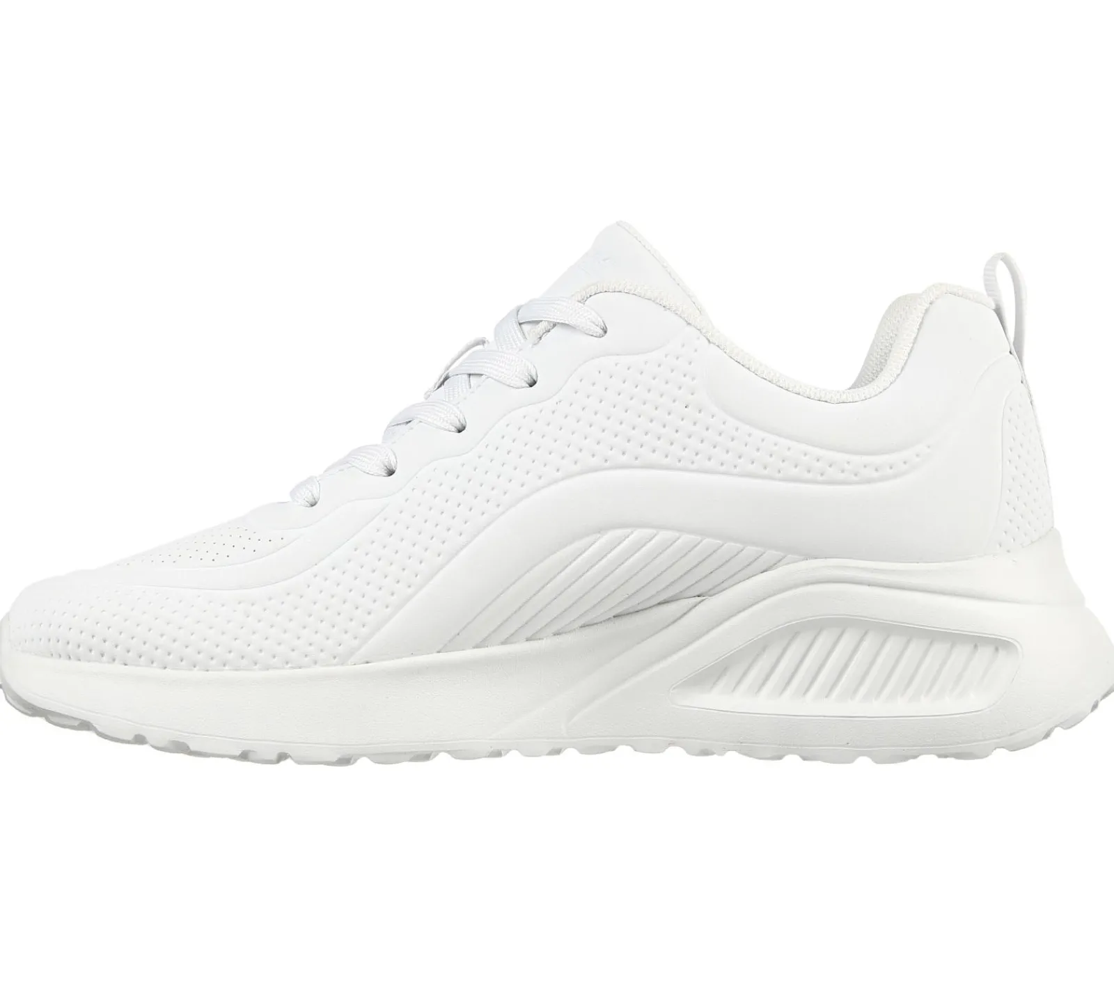 Com Atacadores|Sapatilhas-SKECHERS BOBS Sport Buno - How Sweet BRANCO