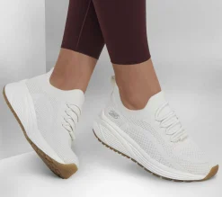 Calçado Sem Atacadores|Sapatilhas Casuais-SKECHERS BOBS Sport Sparrow 2.0 - Allegiance Crew BRANCO SUJO