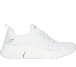 Calçado Sem Atacadores|Sapatilhas Casuais-SKECHERS BOBS Sport Sparrow Flex - Instant Clout BRANCO