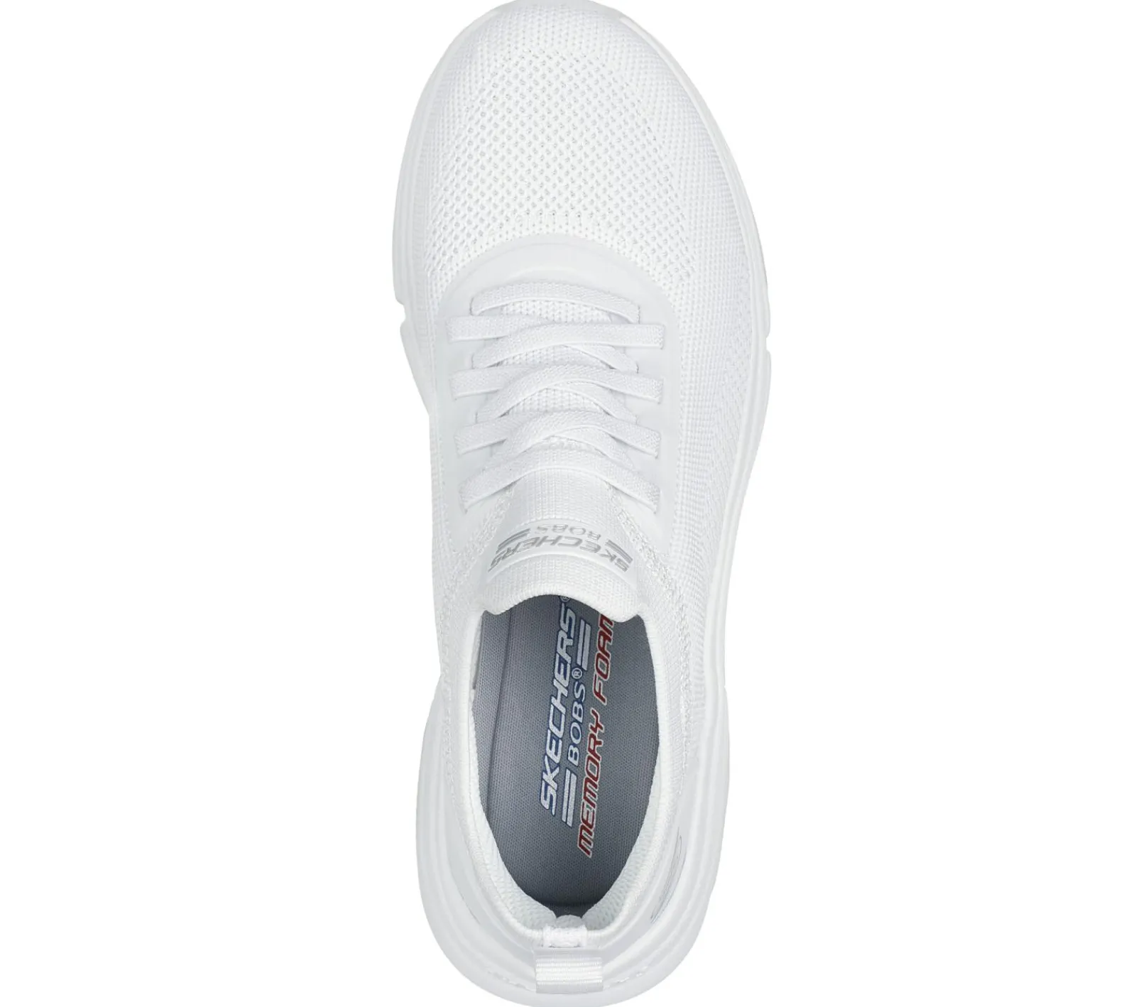 Calçado Sem Atacadores|Sapatilhas Casuais-SKECHERS BOBS Sport Sparrow Flex - Instant Clout BRANCO
