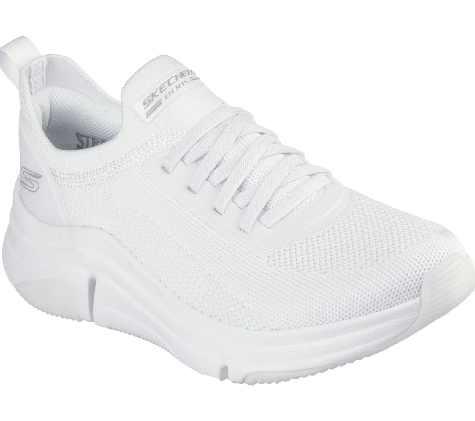 Calçado Sem Atacadores|Sapatilhas Casuais-SKECHERS BOBS Sport Sparrow Flex - Instant Clout BRANCO