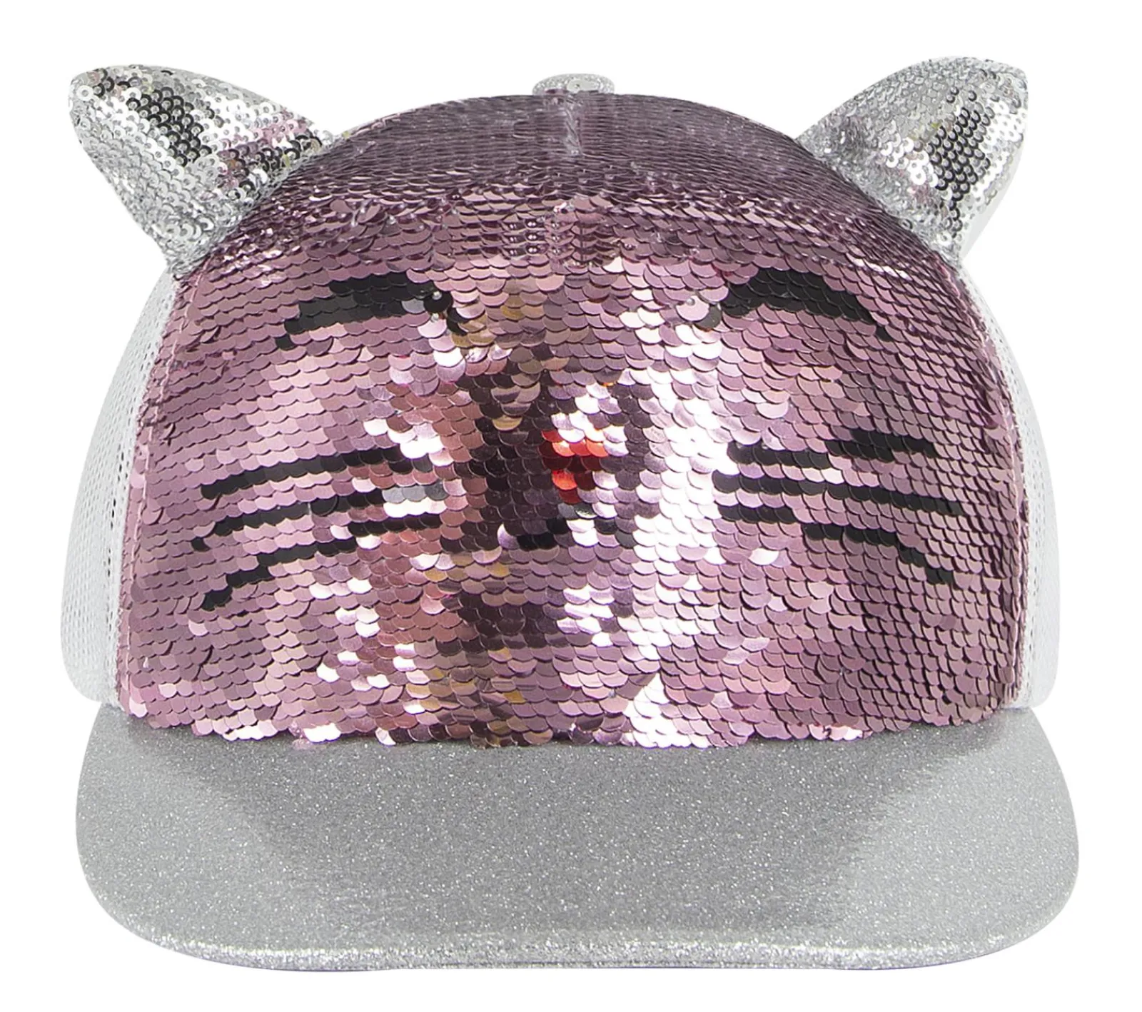 Acessórios Para A Cabeça|Chapéus E Gorros-SKECHERS Caticorn Sequin Trucker Hat ROSA / DOURADO