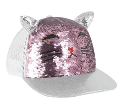 Acessórios Para A Cabeça|Chapéus E Gorros-SKECHERS Caticorn Sequin Trucker Hat ROSA / DOURADO