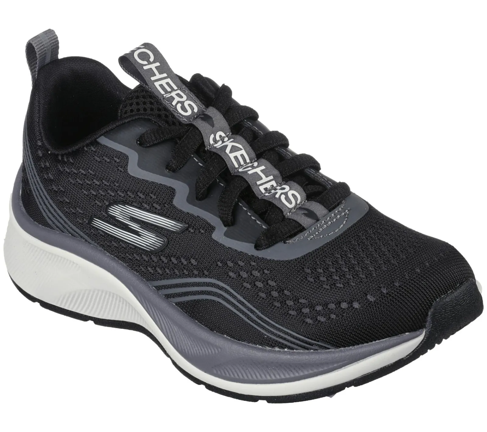 Com Atacadores|Sapatilhas-SKECHERS Elite Sport - Push-Pace PRETO / CARVÃO
