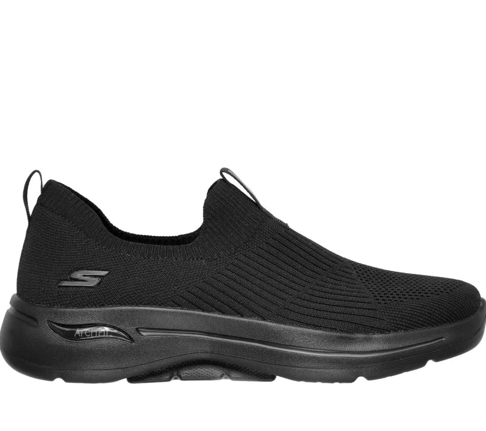 Calçado Sem Atacadores|Sapatilhas Casuais-SKECHERS GO WALK Arch Fit - Iconic PRETO