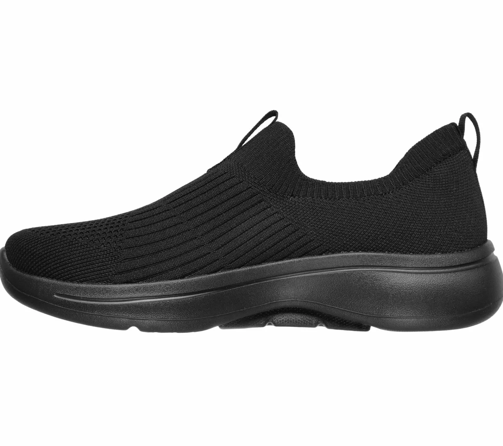 Calçado Sem Atacadores|Sapatilhas Casuais-SKECHERS GO WALK Arch Fit - Iconic PRETO