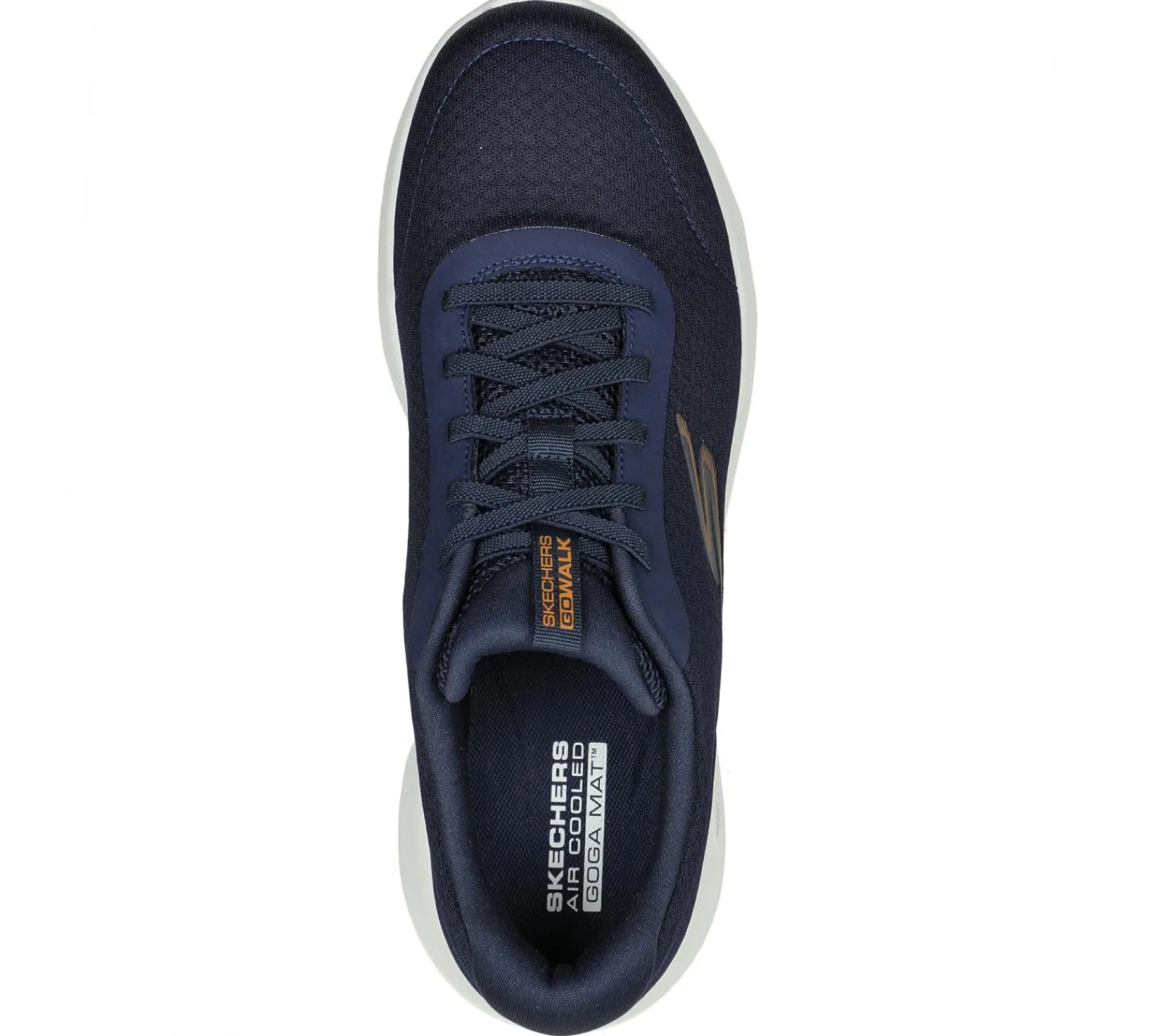 Calçado Sem Atacadores|Sapatilhas-SKECHERS GO WALK Max - Midshore NAVY / LARANJA