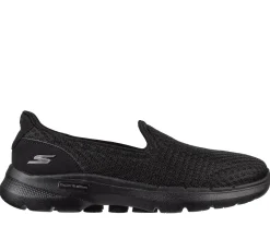 Calçado Sem Atacadores|Sapatilhas-SKECHERS GOwalk 6 - Big Splash PRETO