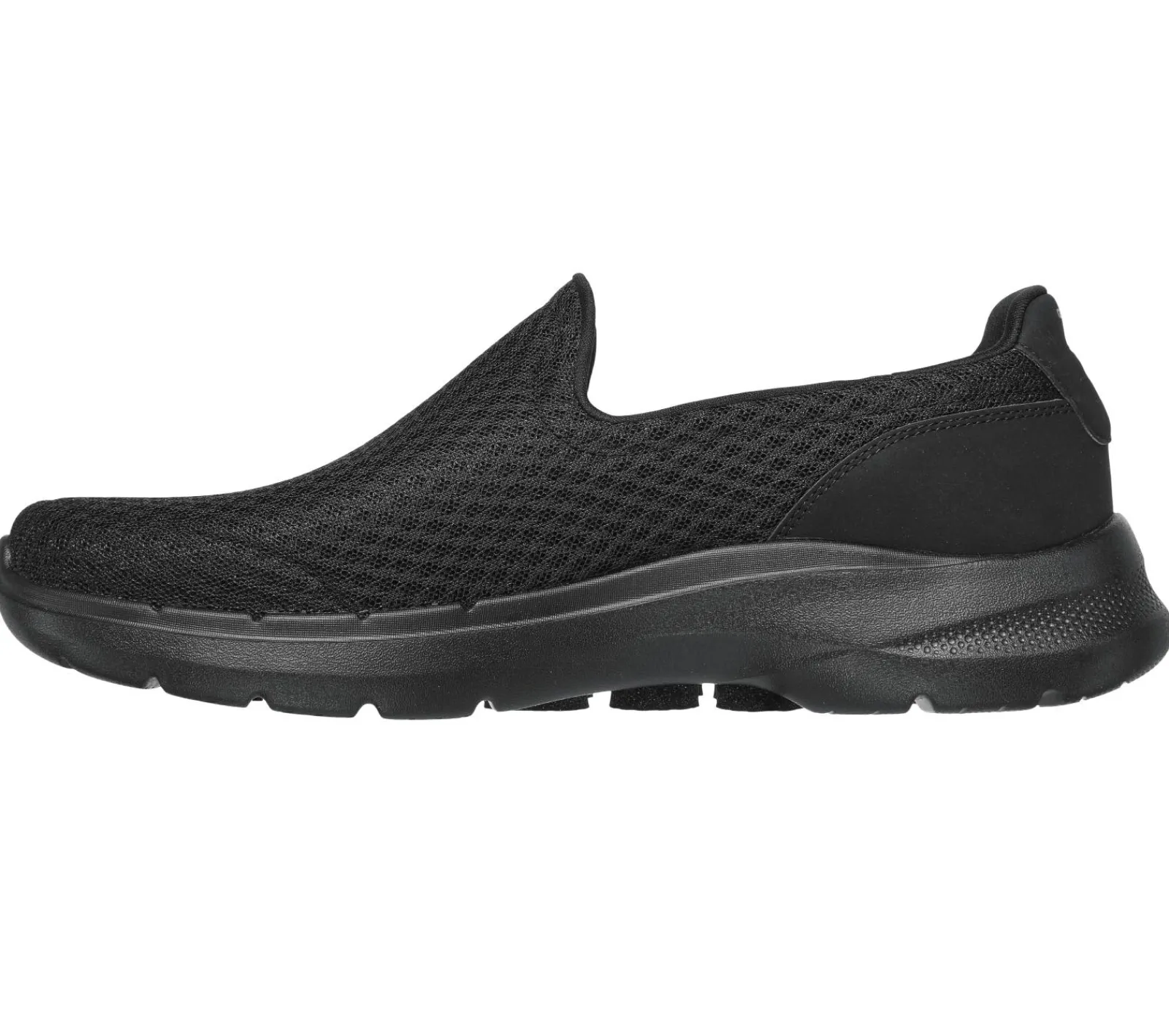Calçado Sem Atacadores-SKECHERS GOwalk 6 - Motley PRETO