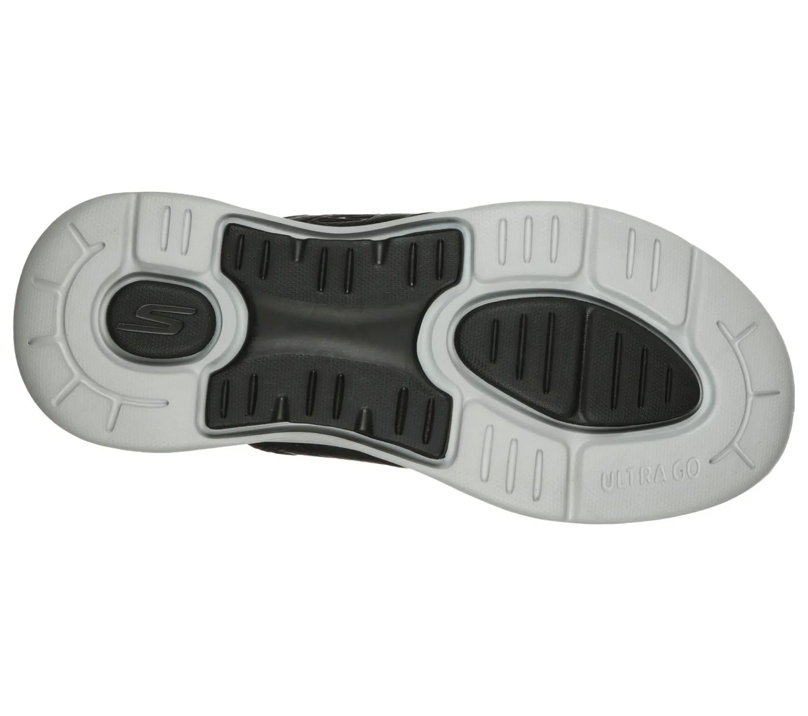 Sandálias-SKECHERS GOwalk Arch Fit Sandal PRETO / CINZENTO