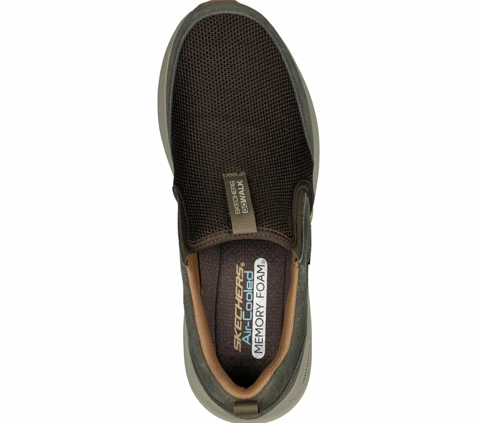 Calçado Sem Atacadores|Sapatilhas-SKECHERS GOwalk Outdoor - Andes CASTANHO