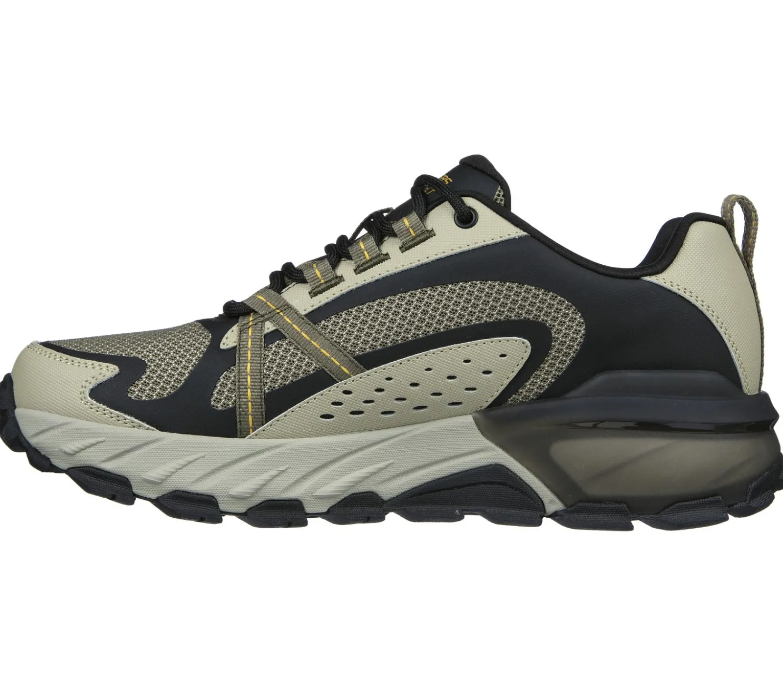Sapatilhas-SKECHERS Max Protect CINZA ACASTANHADO / PRETO