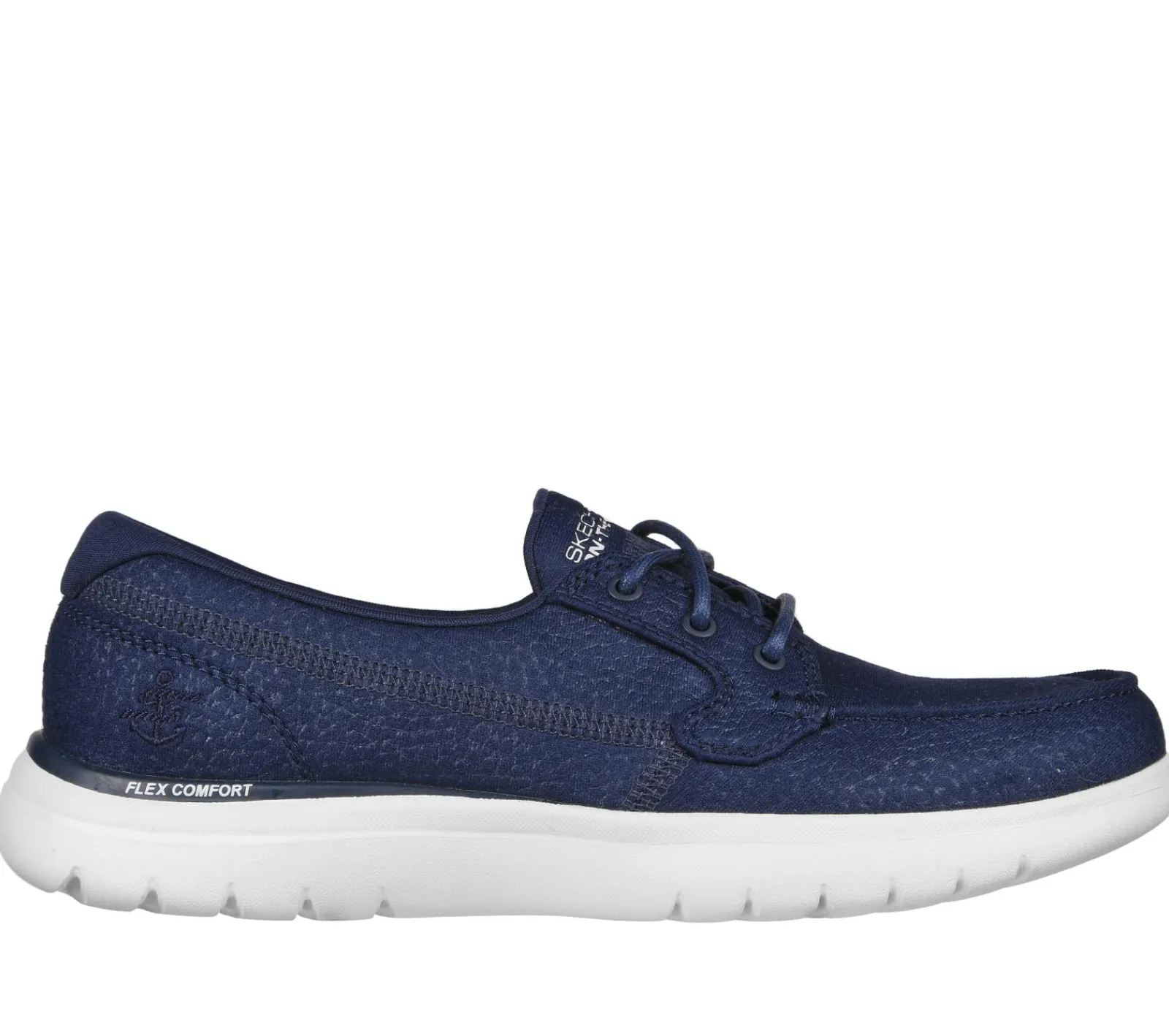 Sapato De Vela|Com Atacadores-SKECHERS On The GO Flex - Un Mar NAVY