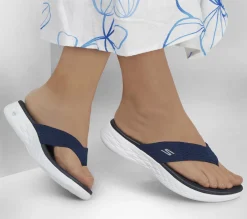 Sandálias-SKECHERS On-the-GO 600 - Sunny NAVY