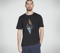 Partes De Cima|Partes De Cima-SKECHERS Recharge Tee PRETO