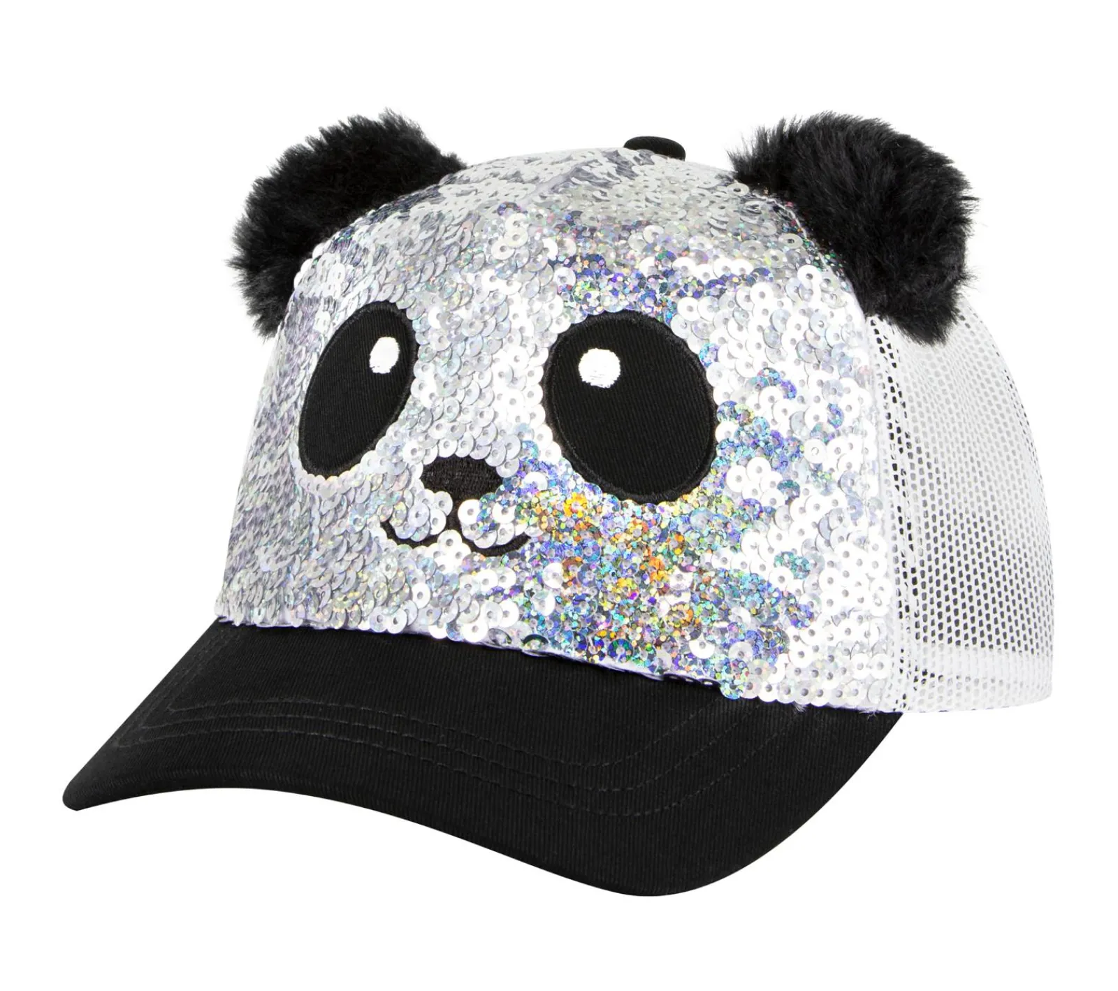 Acessórios Para A Cabeça|Acessórios Para A Cabeça-SKECHERS Sequin Panda Hat PRATEADO / PRETO