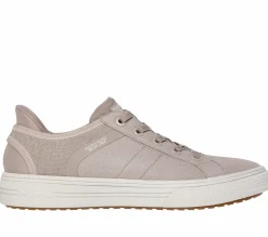 Sapatos Em Tela|Calçado Sem Atacadores-SKECHERS Slip-ins: Arch Fit Arcade - Good 2 See Ya NATURAL