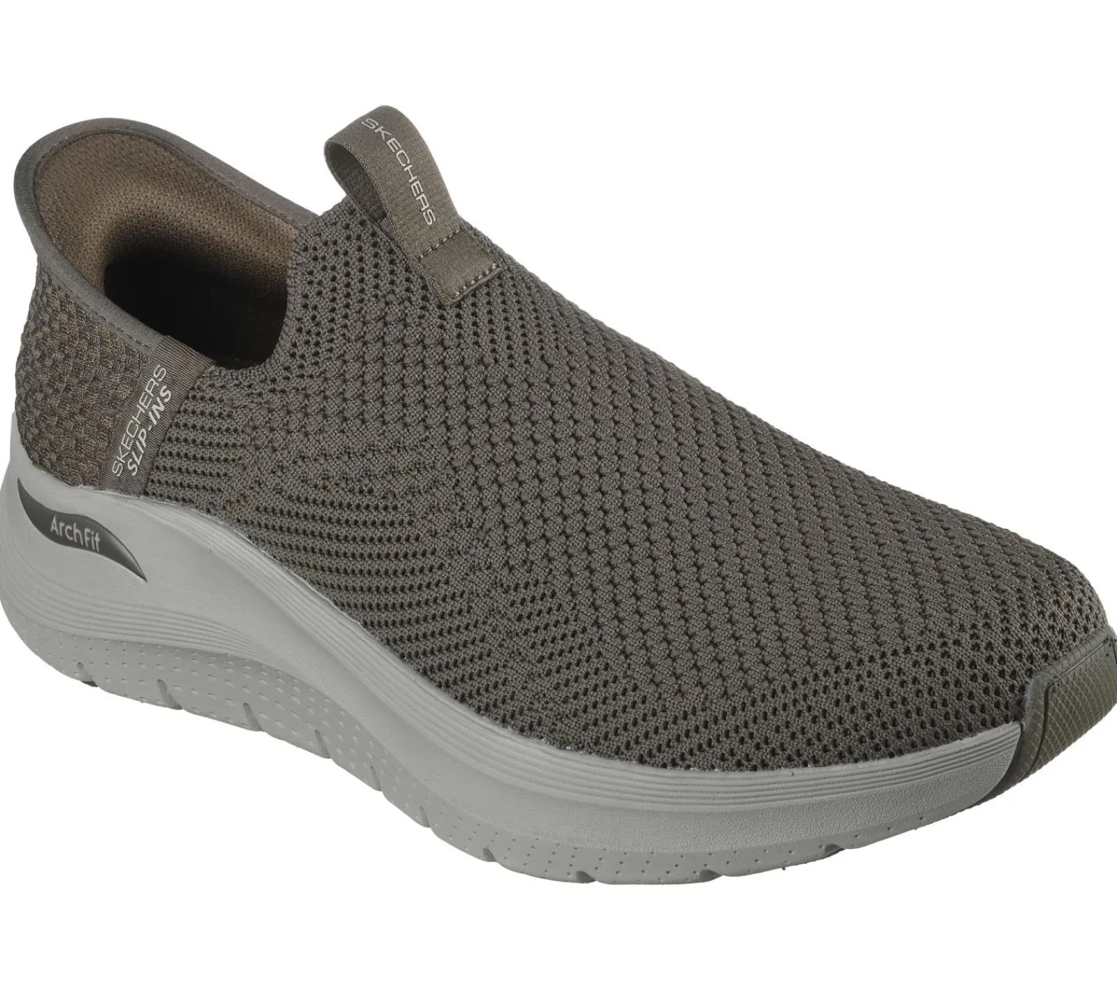 Hands Free Slip-Ins|Sapatilhas-SKECHERS Slip-ins: Arch Fit 2.0 - Crayn AZEITONA