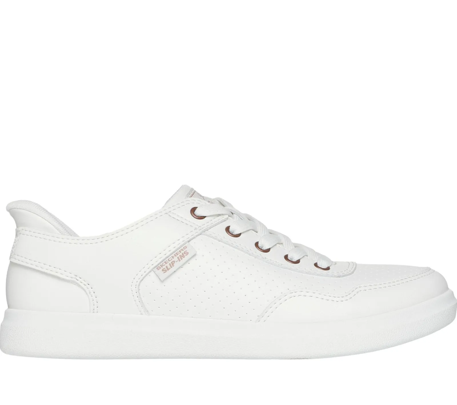 Hands Free Slip-Ins|Sapatilhas Casuais-SKECHERS Slip-ins: BOBS D'Vine - So Flattered BRANCO