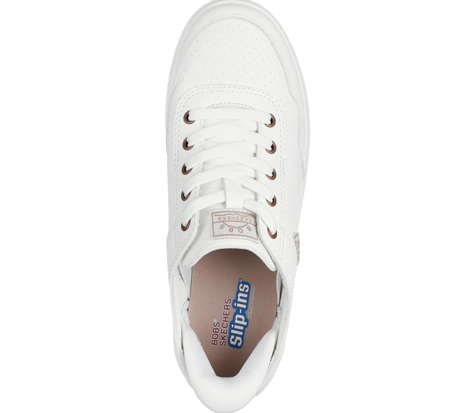 Hands Free Slip-Ins|Sapatilhas Casuais-SKECHERS Slip-ins: BOBS D'Vine - So Flattered BRANCO