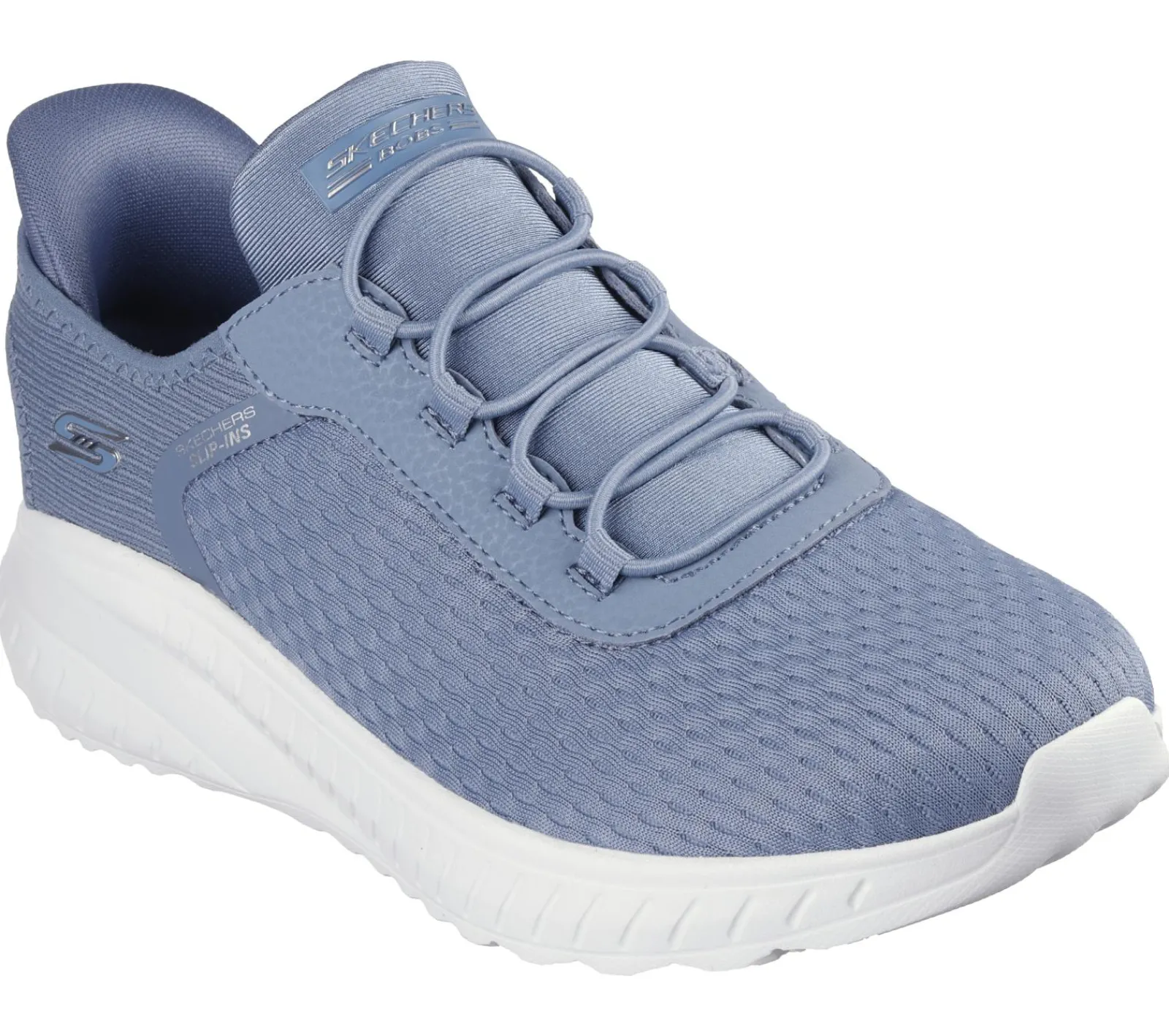 Calçado Sem Atacadores|Hands Free Slip-Ins-SKECHERS Slip-ins: BOBS Sport Squad Chaos CINZENTO
