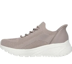 Calçado Sem Atacadores|Hands Free Slip-Ins-SKECHERS Slip-ins: BOBS Sport Sparrow 2.0 - Lucky Run TAUPE
