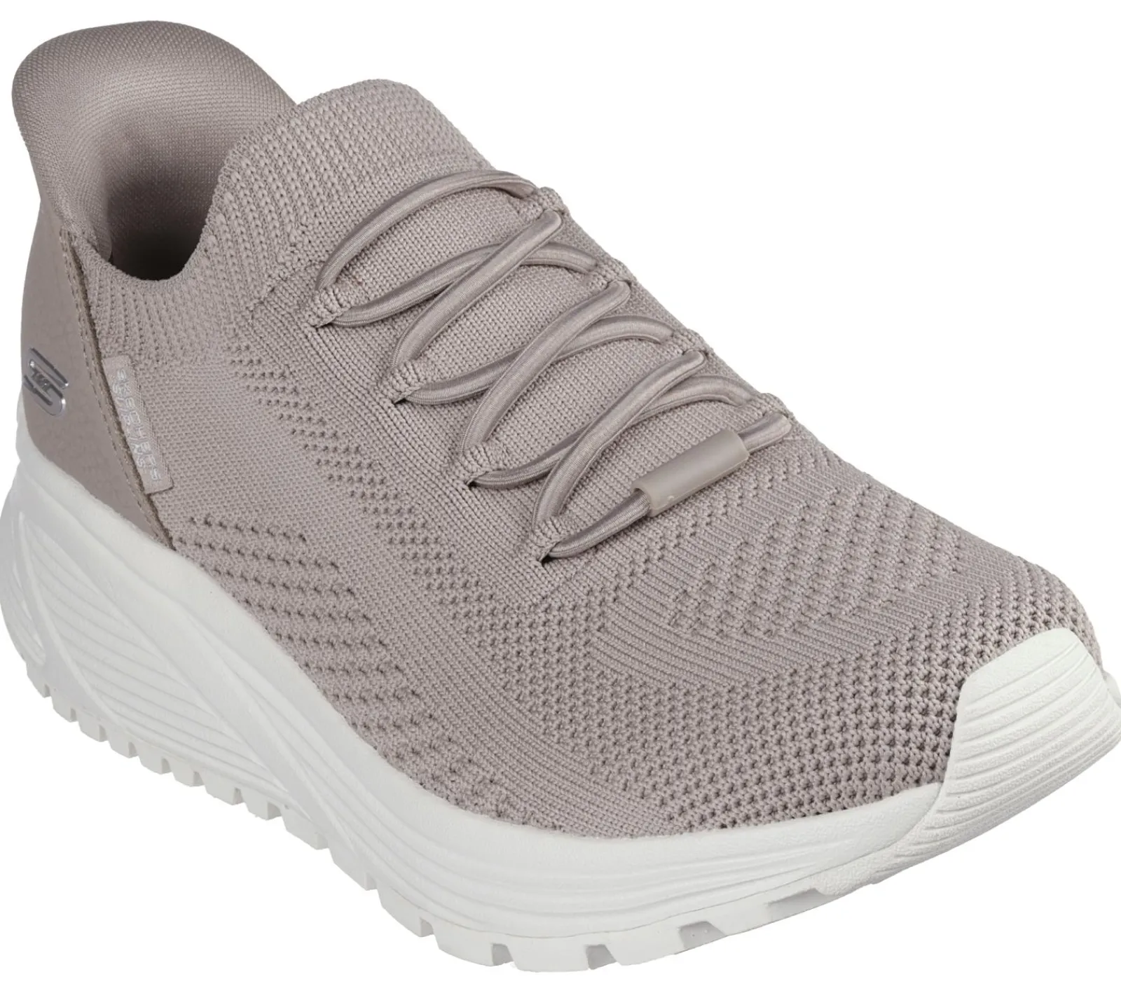 Calçado Sem Atacadores|Hands Free Slip-Ins-SKECHERS Slip-ins: BOBS Sport Sparrow 2.0 - Lucky Run TAUPE