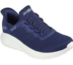 Calçado Sem Atacadores|Hands Free Slip-Ins-SKECHERS Slip-ins: BOBS Sport Squad Chaos NAVY