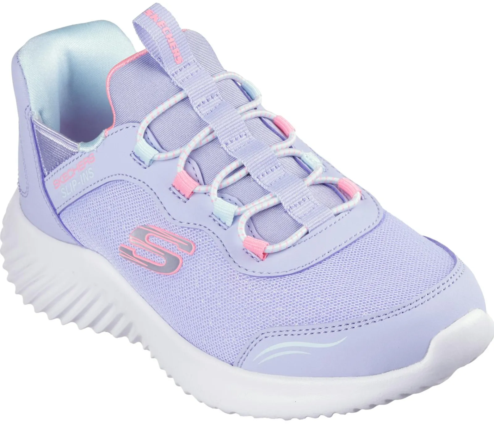 Hands Free Slip-Ins|Sapatilhas-SKECHERS Slip-ins: Bounder - Simple Cute LAVANDA