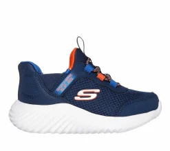 Sapatilhas-SKECHERS Slip-ins: Bounder - Brisk-Burst NAVY / AZUL