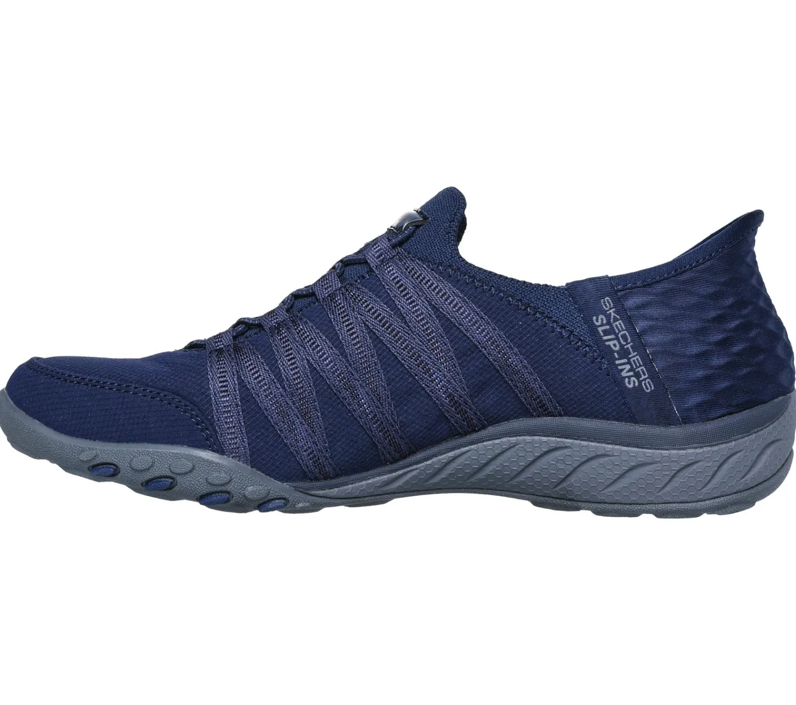 Calçado Sem Atacadores|Hands Free Slip-Ins-SKECHERS Slip-ins: Breathe-Easy - Roll-With-Me NAVY