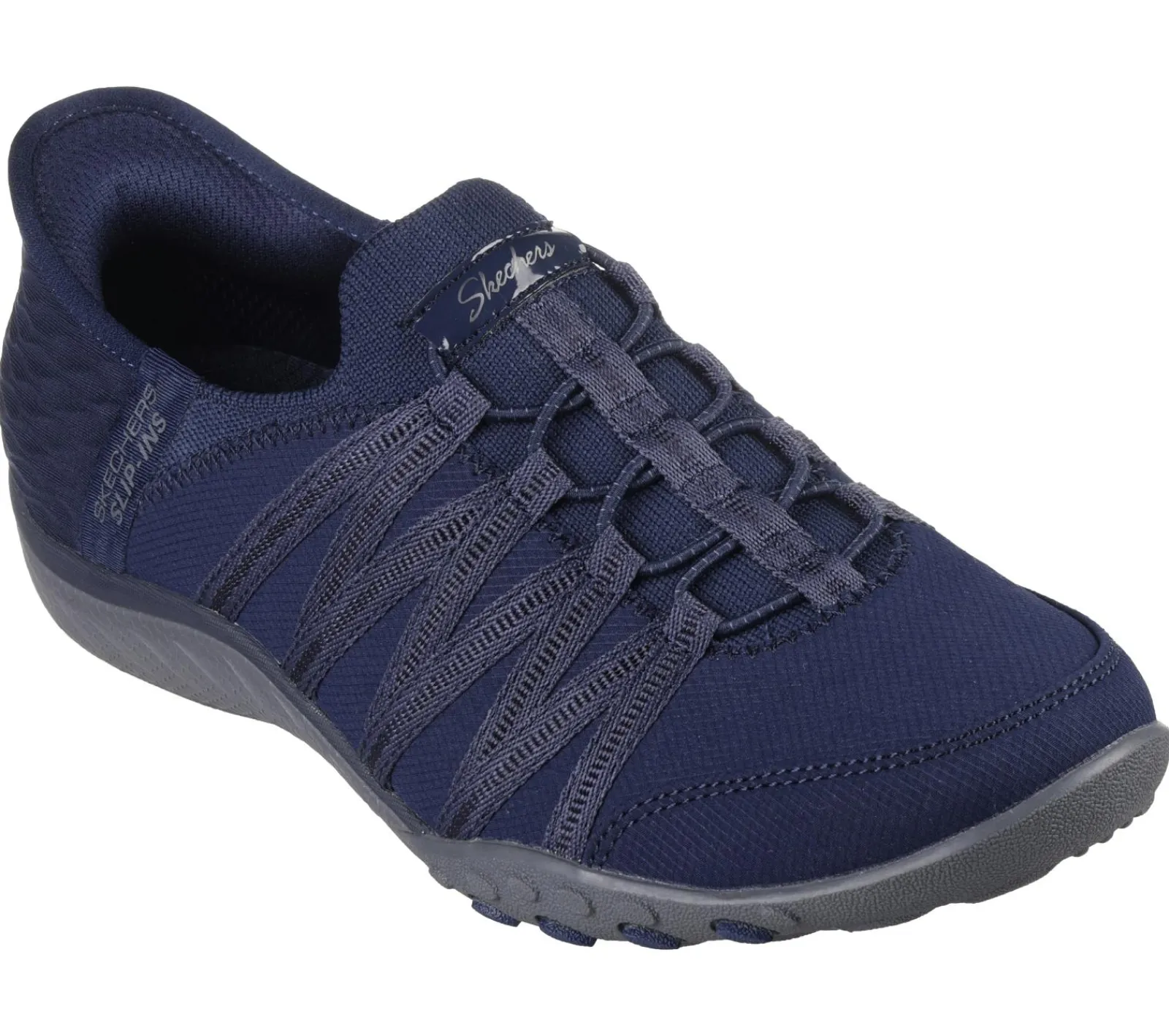Calçado Sem Atacadores|Hands Free Slip-Ins-SKECHERS Slip-ins: Breathe-Easy - Roll-With-Me NAVY