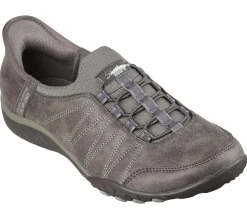 Calçado Sem Atacadores|Hands Free Slip-Ins-SKECHERS Slip-ins: Breathe-Easy - Home-Body TAUPE ESCURO