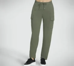 Calças|Partes De Baixo-SKECHERS Slip-ins Cargo Pant AZEITONA / PRETO