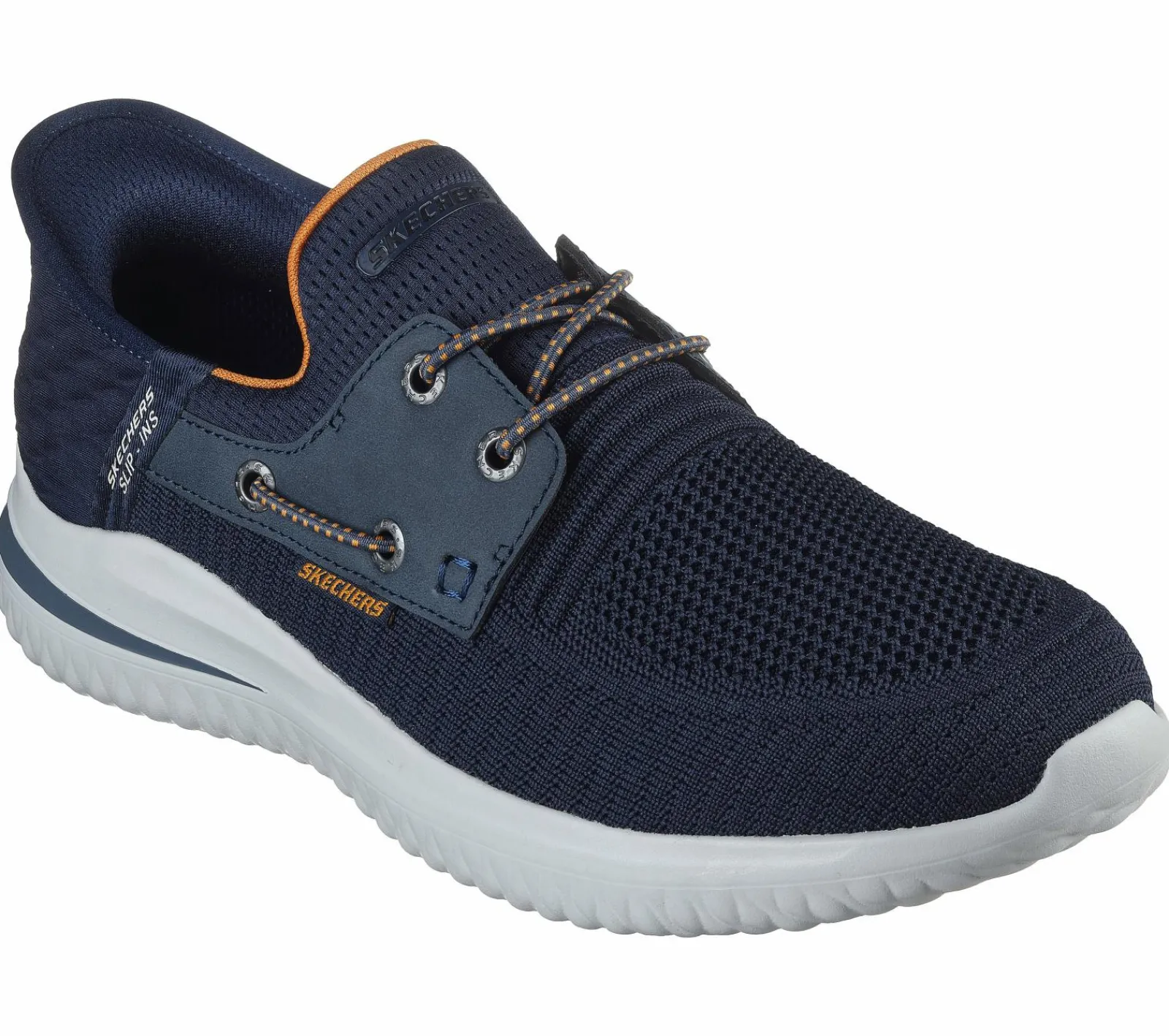 Hands Free Slip-Ins-SKECHERS Slip-ins: Delson 3.0 - Roth NAVY