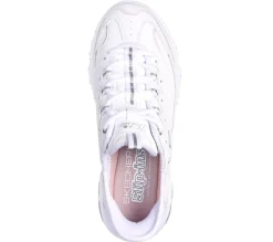 Calçado Sem Atacadores|Hands Free Slip-Ins-SKECHERS Slip-ins: D'Lites - New Scene BRANCO / PRATEADO