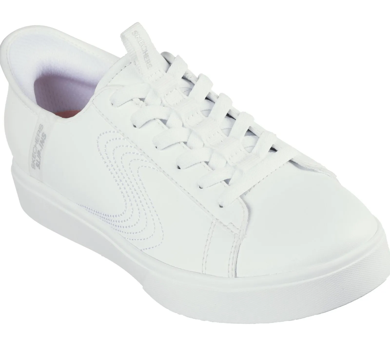 Sapatos Rasos|Calçado Sem Atacadores-SKECHERS Slip-ins: Eden LX - Royal Stride BRANCO