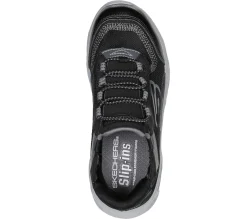 Calçado Sem Atacadores|Sapatilhas-SKECHERS Slip-Ins: Flex Glide PRETO / CARVÃO