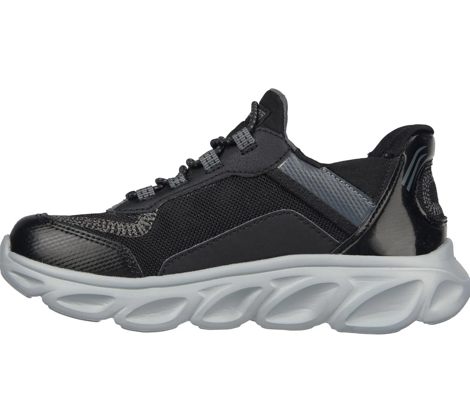 Calçado Sem Atacadores|Sapatilhas-SKECHERS Slip-Ins: Flex Glide PRETO / CARVÃO