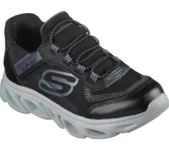 Calçado Sem Atacadores|Sapatilhas-SKECHERS Slip-Ins: Flex Glide PRETO / CARVÃO